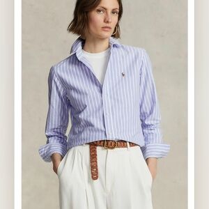 Polo Ralph Lauren Classic Fit Stripe Cotton Oxford Shirt